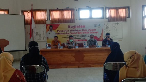 Kegiatan Pelatihan Pemberian Bimbingan Fisik Mental Spritual dan Sosial Bagi PMKS Lainnya